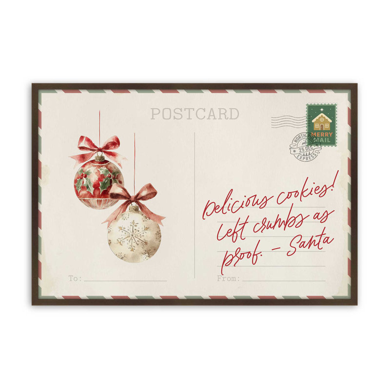 «Santa's Midnight Snack», reproduction d'art, 11 po x 14 po, Brun Belvinder