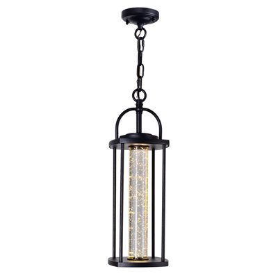 Luminaire suspendu d'extérieur à DEL Mcquillen pour patio, jardin et cour arrière