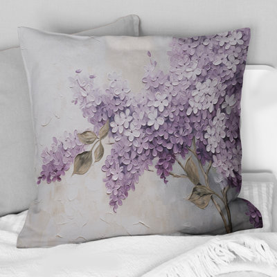 Magnifique coussin lilas Dreamscape - imprimé lilas