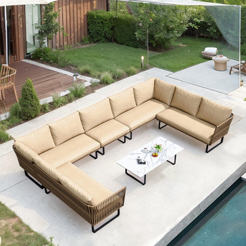 Ellesyn 9 - Person Patio Conversation Set with Cushions
