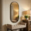Miroir Capsule en argent brossé-967792381
