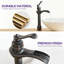 Robinet de salle de bain vasque à une poignée et poignée simple Harmony Fusion Waterfall-47487305