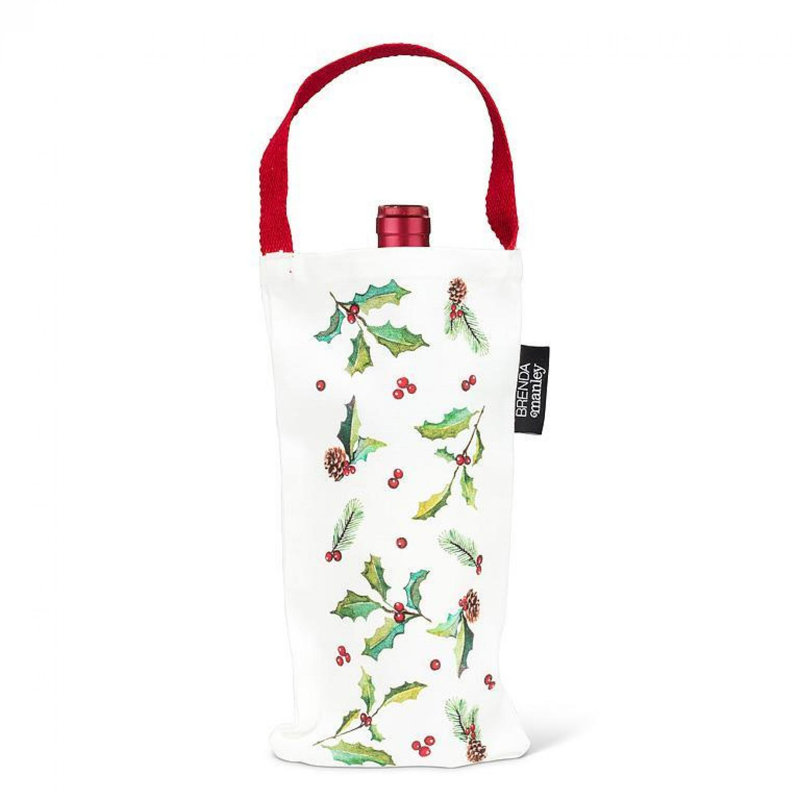 Sac à vin Holly, Pinecones & Berries
