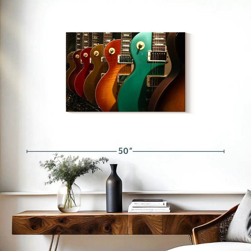 Guitare électrique Abarca, H 20 po x l 30 po