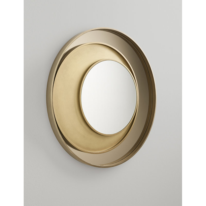 Eclisse Flat Metal Beveled Wall Mirror