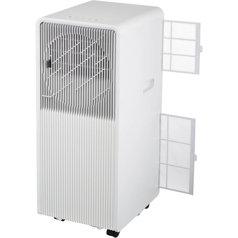 14,000 BTU Portable Air Conditioner with Remote Control BS, White