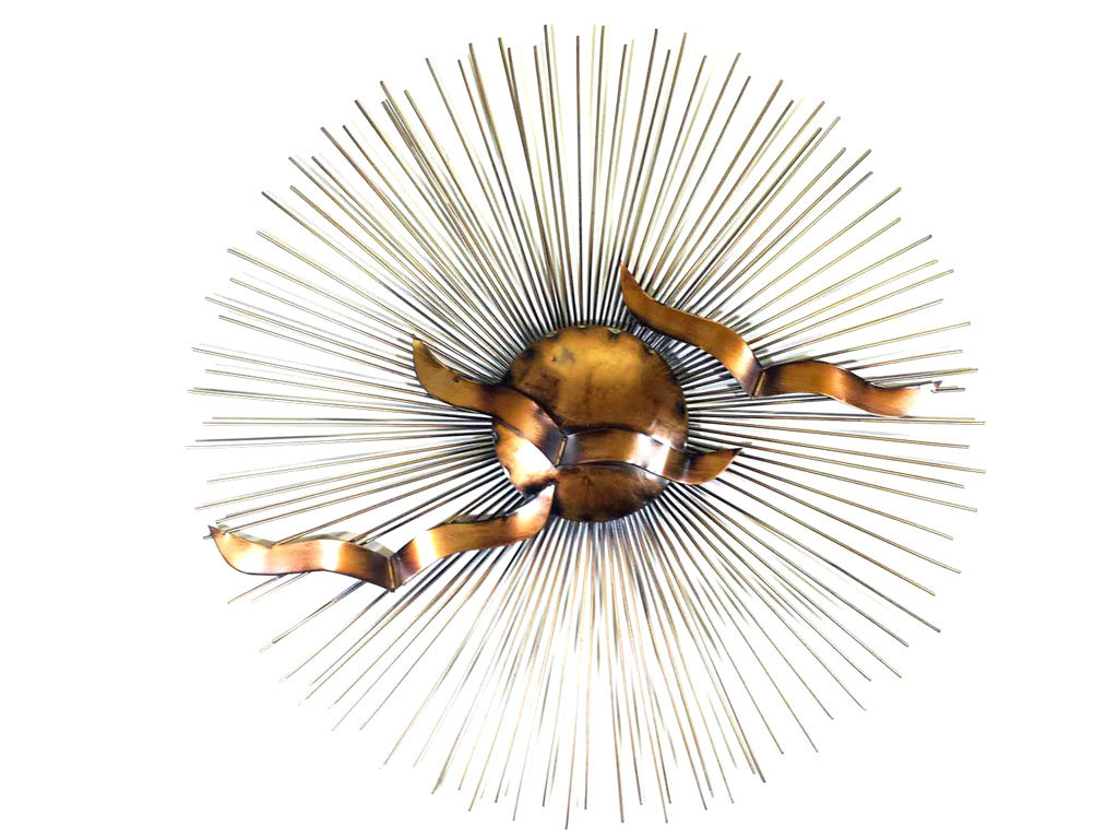 Abstract Wall Decor on Metal