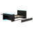 Innovative Wood Daybed with Trundle, Desk, LED Light & USB Connectivity-1239566812-1239566753