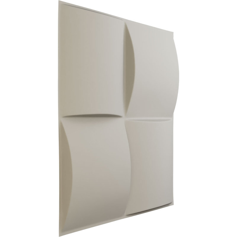 Panneau mural décoratif 3D Smith EnduraWall, Blanc