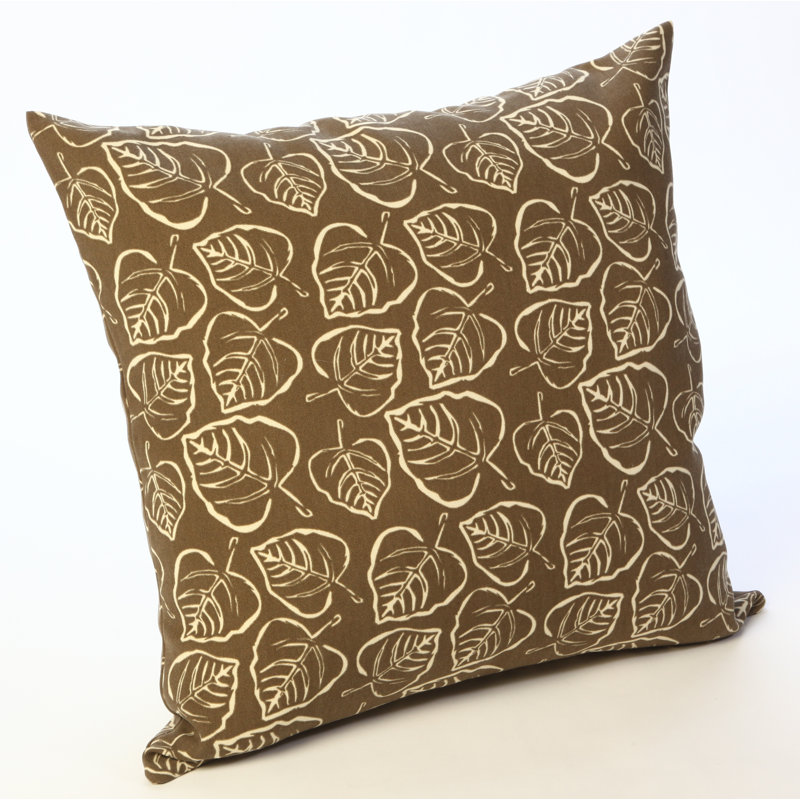 Coussin extérieur feuilles
