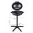 VEVOR 24.6'' W x 24.6'' D Portable Indoor/Outdoor Use 2 - Burner Electric Grill