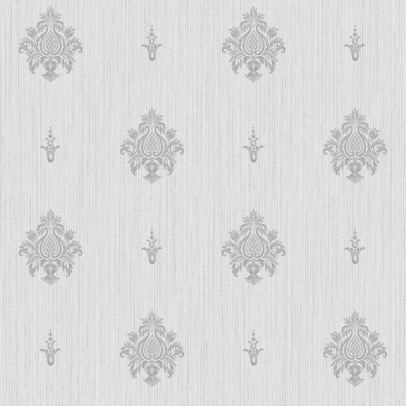 Palazzo 2 Collection Italian Motif Wallpaper Roll, Gray