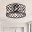 Ensemble d'éclairage pour ventilateur de plafond en cristal avec télécommande