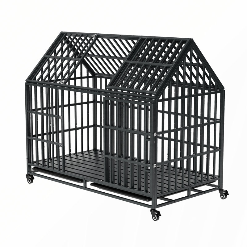 Cage pour chien robuste 52 po avec toit