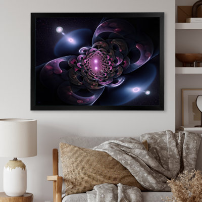 Quantum Fractal Infinity Futuristic 3D On Canvas Print