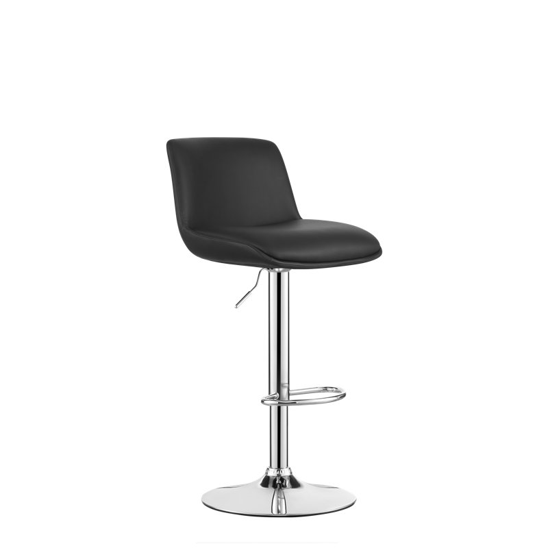 Tabouret pivotant à hauteur réglable Isador, Noir