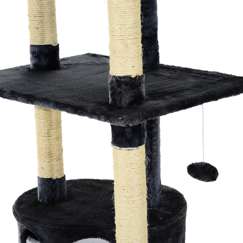 609.6cm H Cat Tree, Deep Grey