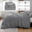 Ensemble de housse de couette en microfibre de luxe gris - literie de qualité hôtelière, ultra-douce, durable et légère avec taies d'oreiller assorties-121504652-121103708