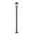 Gannon 3 Light Outdoor Post Mounted Fixture in Black-100157179