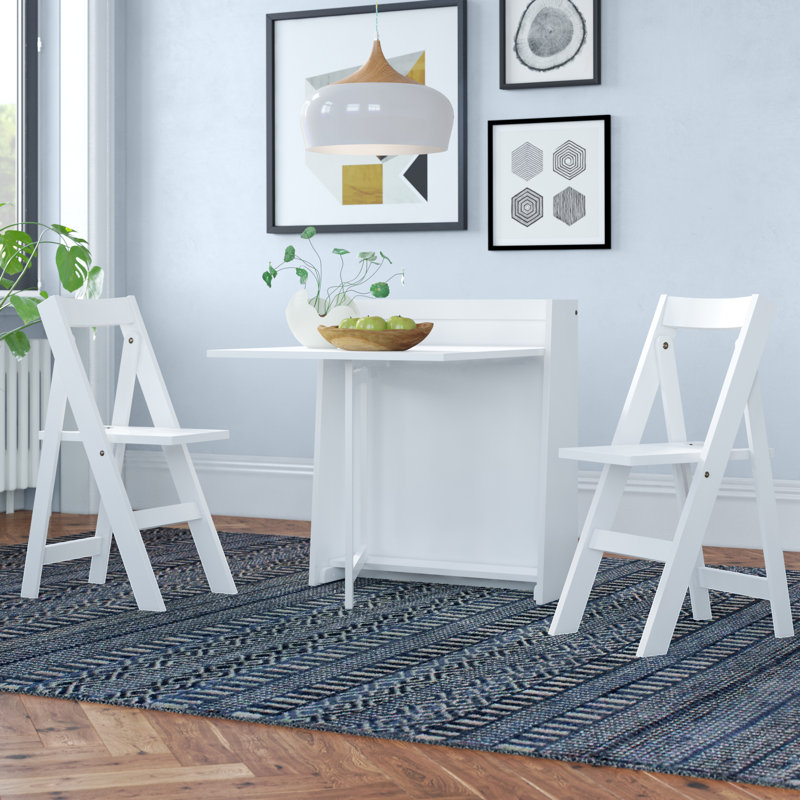 Baxley 2 - Person Dining Set, White