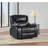 Elodie Black Upholstered Glider Recliner Chair-1026537431