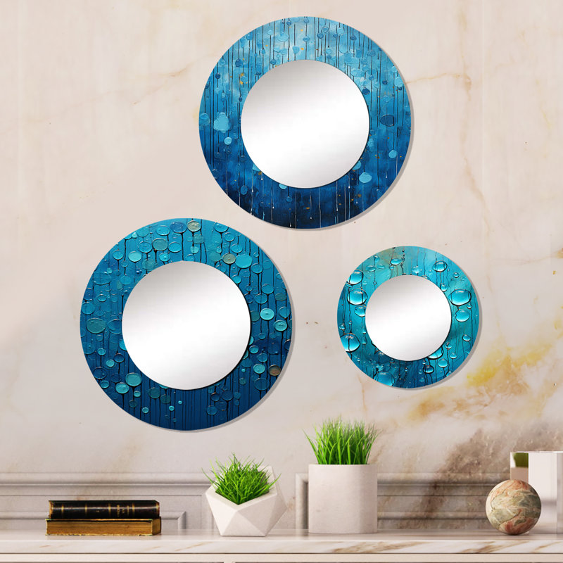 Buchner Metal Round Mirror