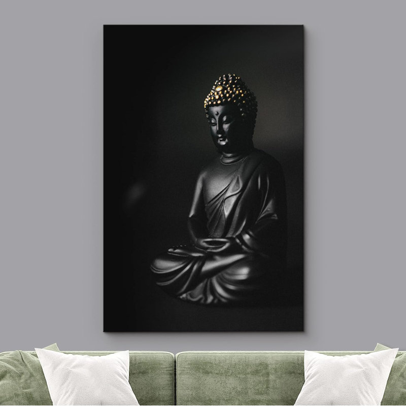 Religion " Buddhism Buddha Statue Artwork Pictures Wall Art ", 48" H x 32" W x 1.5" D