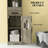 Narrow Cabinet,Tall Slim Bathroom Storage Cabinet-1491041641