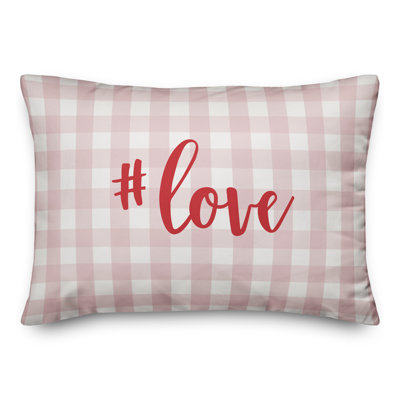  Coussin décoratif Hashtag Love