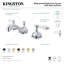 Robinet de salle de bain espacé Kingston-53240155