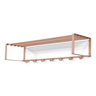 Rex Steel Wall 7 - Hook Wall Mounted Coat Rack