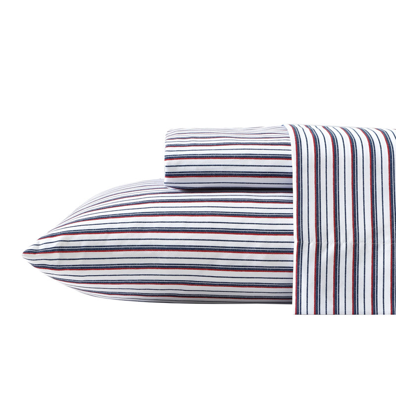 Bali Bliss Twin Deep Pocket Striped Microfiber Sheet Set