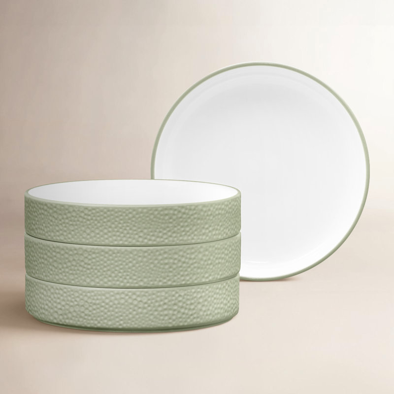 Noritake Colortex Stone Stax, assiettes profondes, 7 1/2 po, 12 oz, Sauge