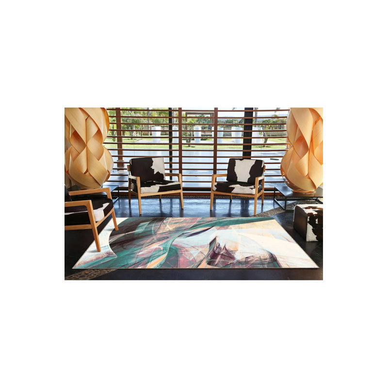 Base tissée à motif Siesta et tapis lavable, Runner 2'6" x 9'11"