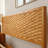 Queen Premium Solid Wood Platform Bed Frame, Caramel Finish with Sculpted Spearhead Headboard – Mid-Century Modern Style, 800lbs Capacity, All Mattress Support, No Box Spring Needed-112609344-112609345