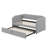 Daybed With Pop Up Trundle, Twin Size Upholstered In Velvet-1904828531