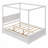 Full Size Canopy Bed With Drawers-1451939885