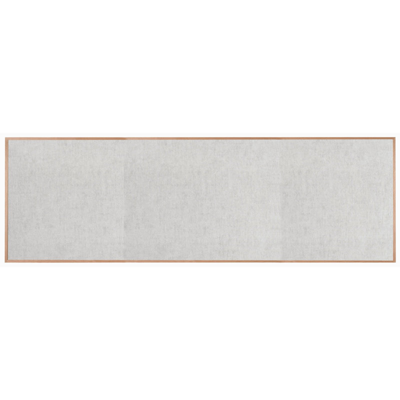 Tableau d'affichage mural en toile de jute, 48 po x 144 po, Rose