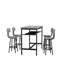 Ensemble 5 pièces de table de bar à hauteur de comptoir et chaises pour 4-1785618802-1790181521