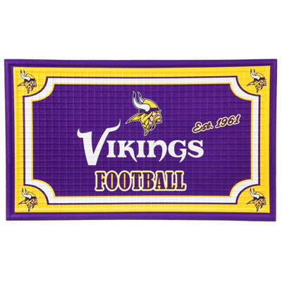 NFL Embossed 30 in. x 18 in. Indoor/Outdoor Mat