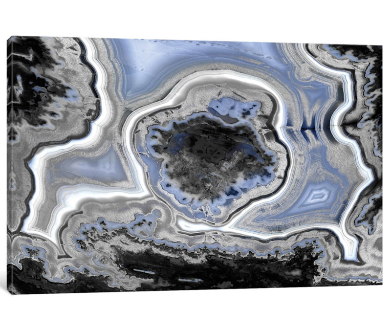 « agate », reproduction d’art sur toile, H 40 po x l 60 po x P 1,5 po