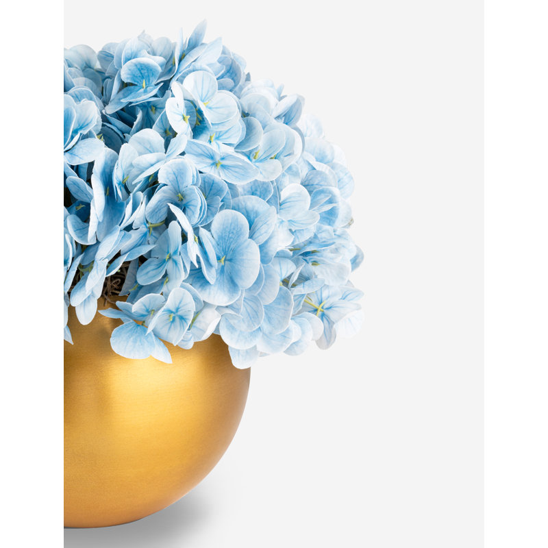 Auden Realtouch Hydrangea Arrangement, Blue