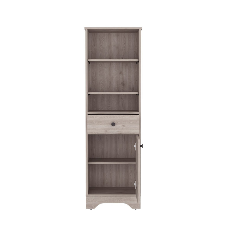 Armoire décorative, un tiroir, une armoire, Gris