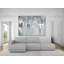 Exquisite Aquamarine - Floater Frame Painting on Canvas