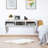 Yves Modern Wall Mounted Floating Computer Table Desk with Storage Shelves-72519144