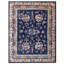 Tapis de couleur antique bleu marine chinois
