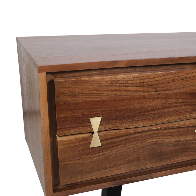 Armoire décorative de salon en bois 57,9 x 13,8 x 17,7 po