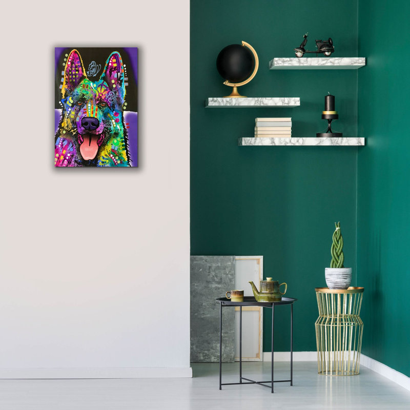 «Butterfly Shepherd» par Dean Russo Studios, art mural sur toile, H 26 po x l 18 po x P 0,75 po