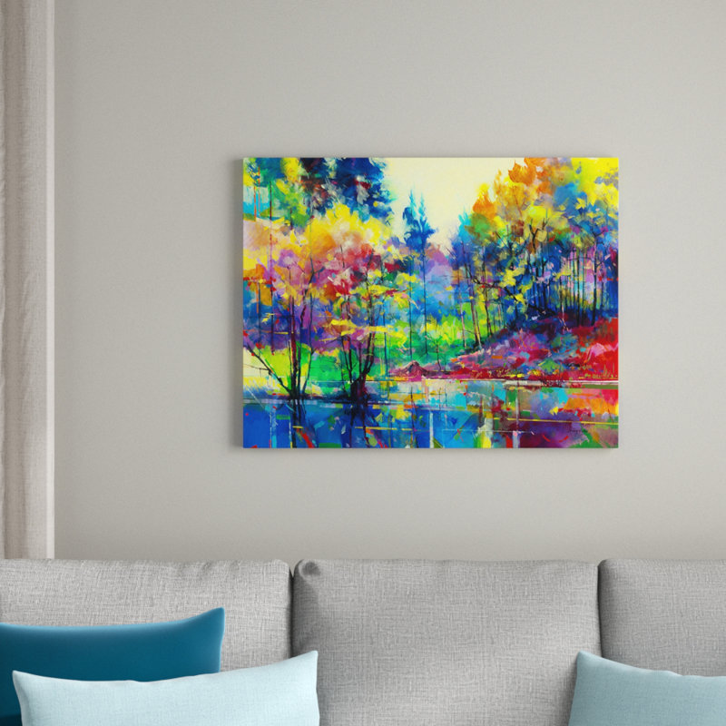 Meadowcliff Pond by Doug Eaton - Painting, Canvas