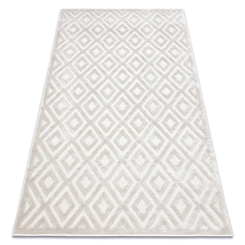 Geometric Area Rug, Rectangular 80 x 150cm